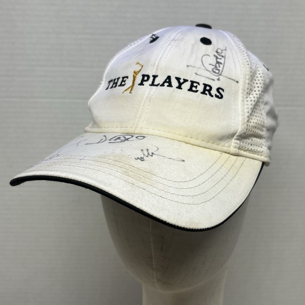Multi-Signed TPC Sawgrass Golf Hat - BUBBA WATSON, ANGEL CABRERA, Villegas +